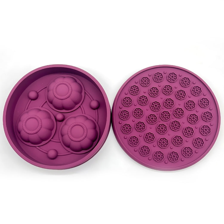 BOL 3 EN 1 - Tapis de lèche, moule à friandises, gamelle anti-glouton