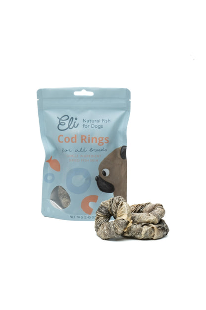 Anneau de peau de morue séchée - 100% naturelles