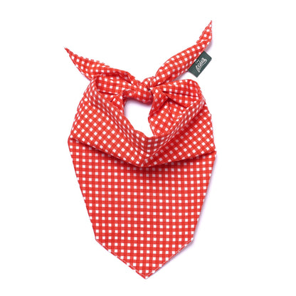 BANDANA - Vichy rouge