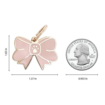 MÉDAILLE - Noeud rose