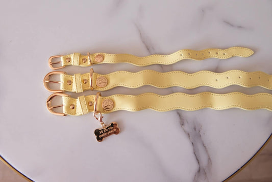 COLLIER WAVY - Jaune