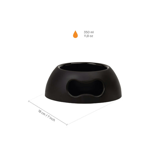 GAMELLE POUR CHIEN ET CHAT - Noir