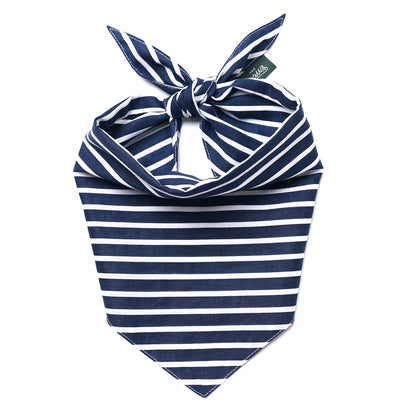 BANDANA - Rayure bleu marine