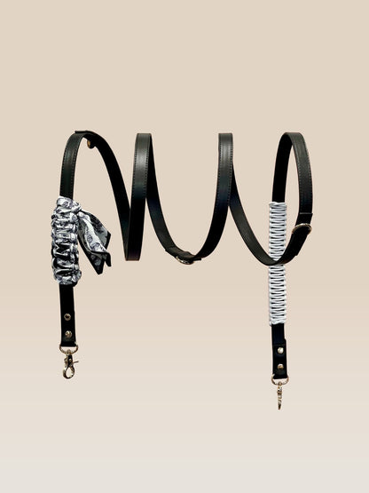 LAISSE MULTIPOSITION BANDANA - Noir