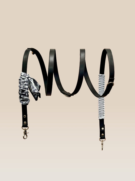 LAISSE MULTIPOSITION BANDANA - Noir