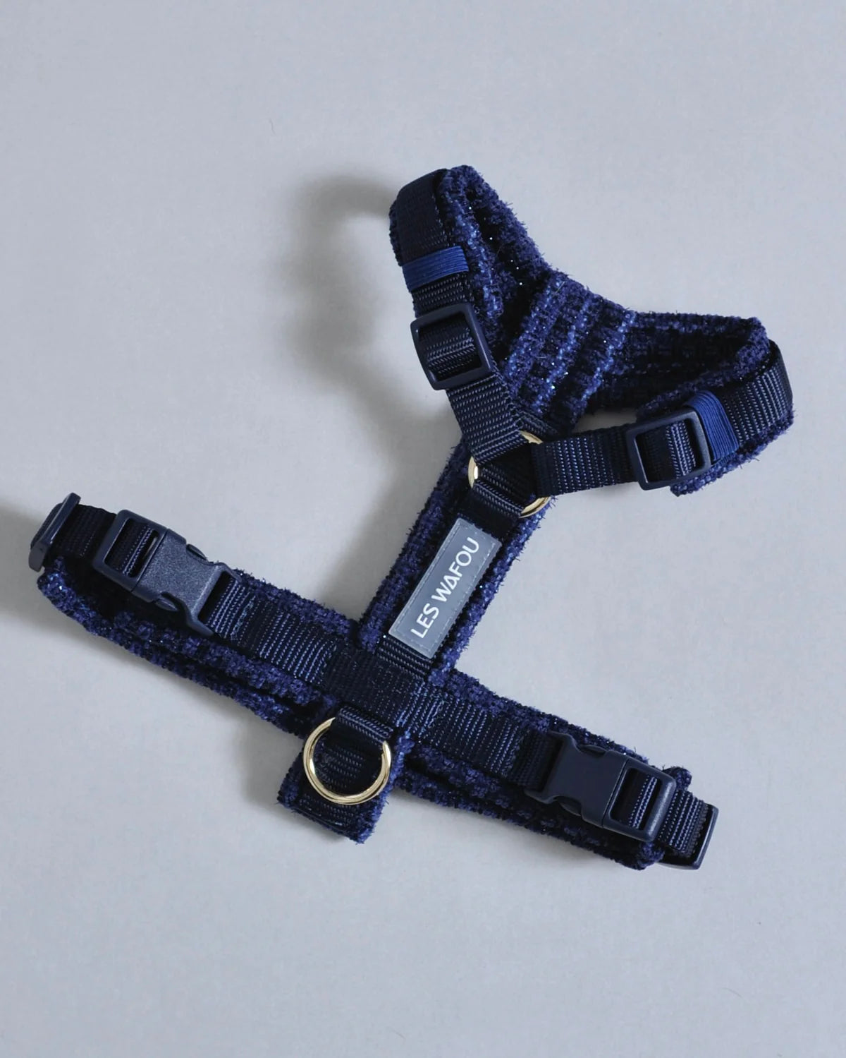 HARNAIS EN TWEED - Bleu nuit