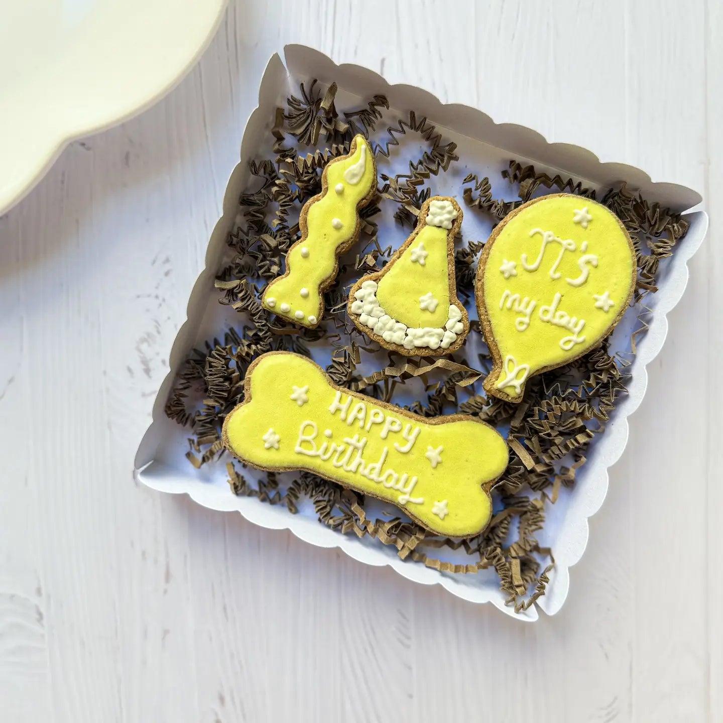 BOX ANNIVERSAIRE - 4 Biscuits Glacés Artisanaux