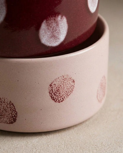 LOT DE 2 GAMELLES EN CÉRAMIQUE - Pops dot
