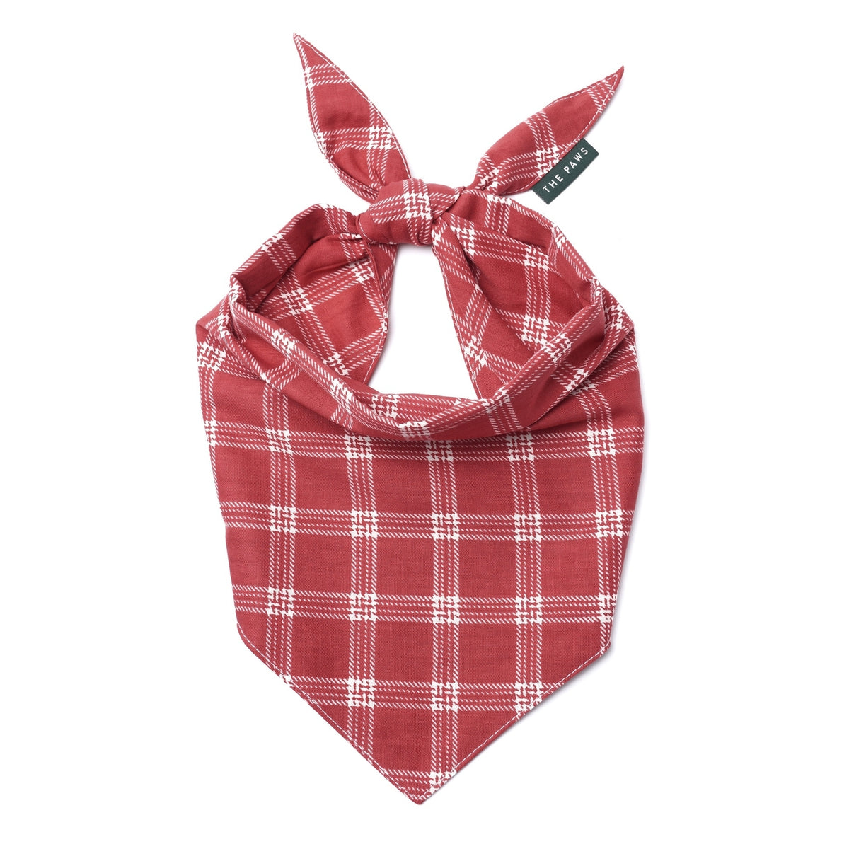 BANDANA - Tartan rouge cidre