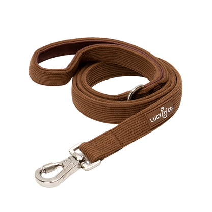 LAISSE VELOUR MARRON
