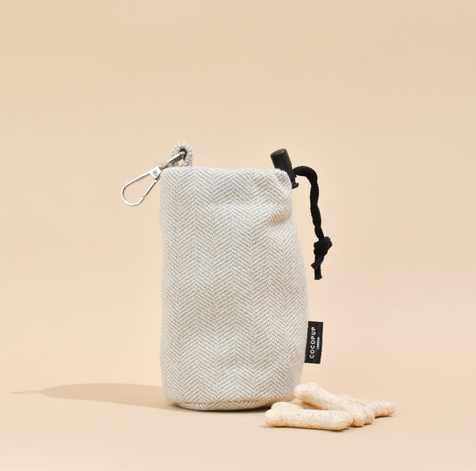 POCHETTE A FRIANDISES - Tweed beige