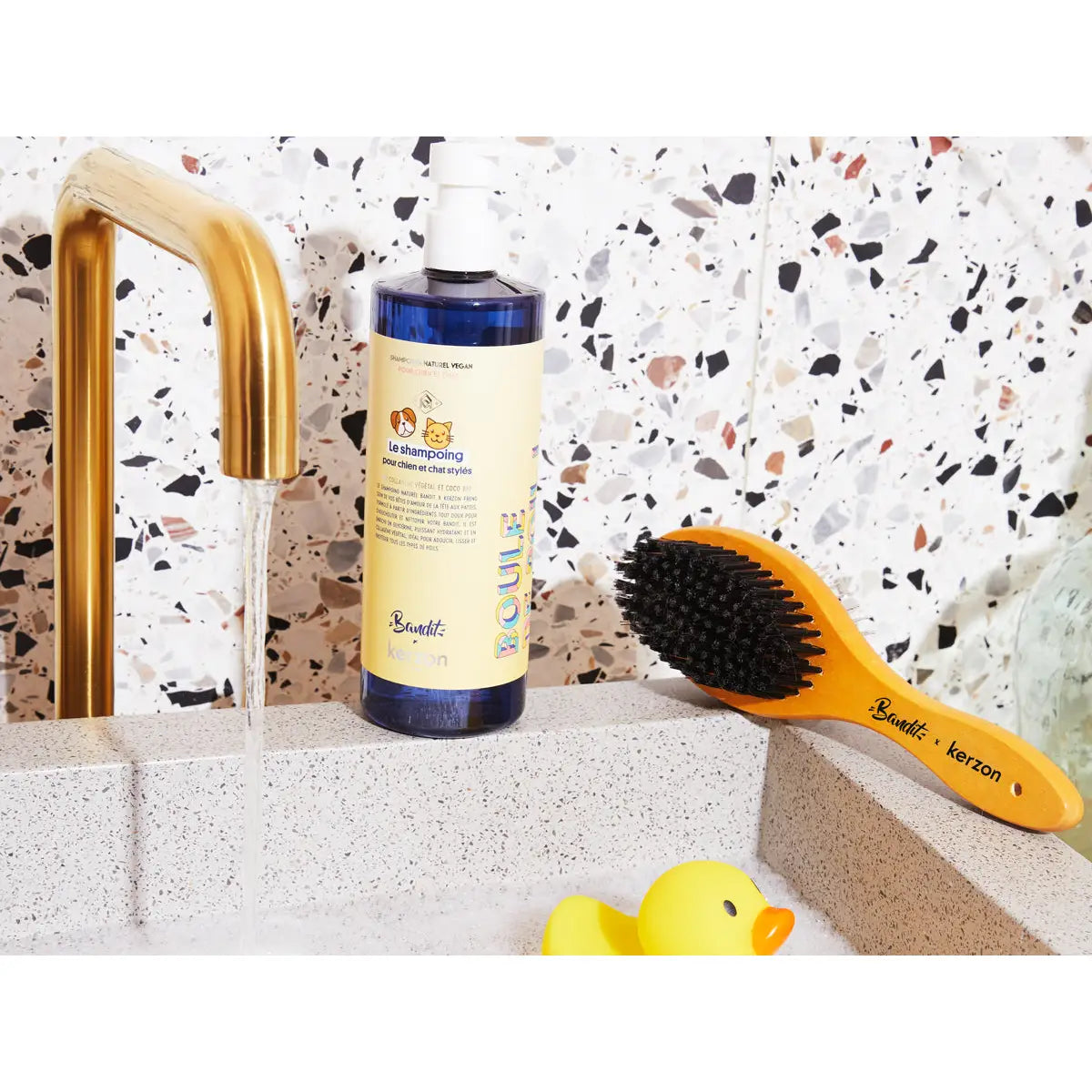 BROSSE POUR CHIEN - Bois