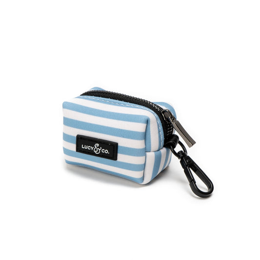 PORTE SAC À CROTTE - Rayé bleu et blanc