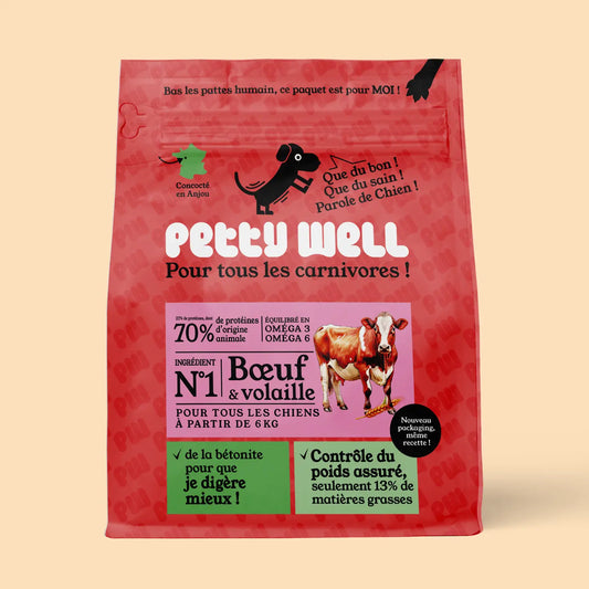 CROQUETTES - Boeuf, Volailles & Légumes ( 12KG )