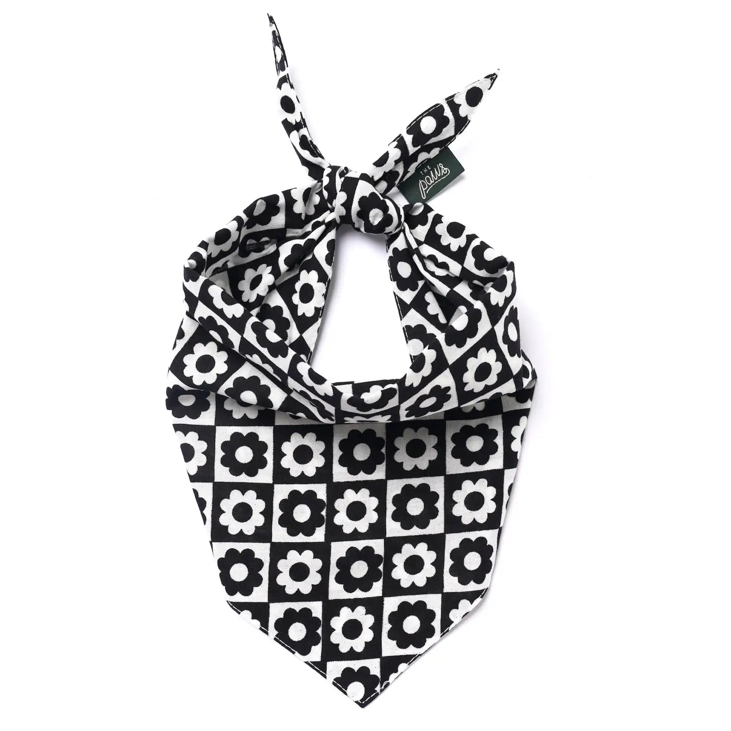 BANDANA - Fleur noir