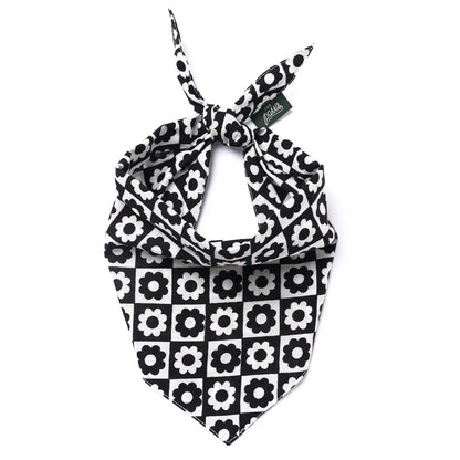 BANDANA - Fleur noir